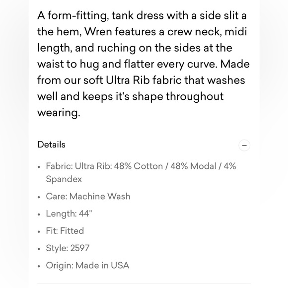 MICHAEL STARS NWOT WREN MIDI DReSS - Picture 5 of 5